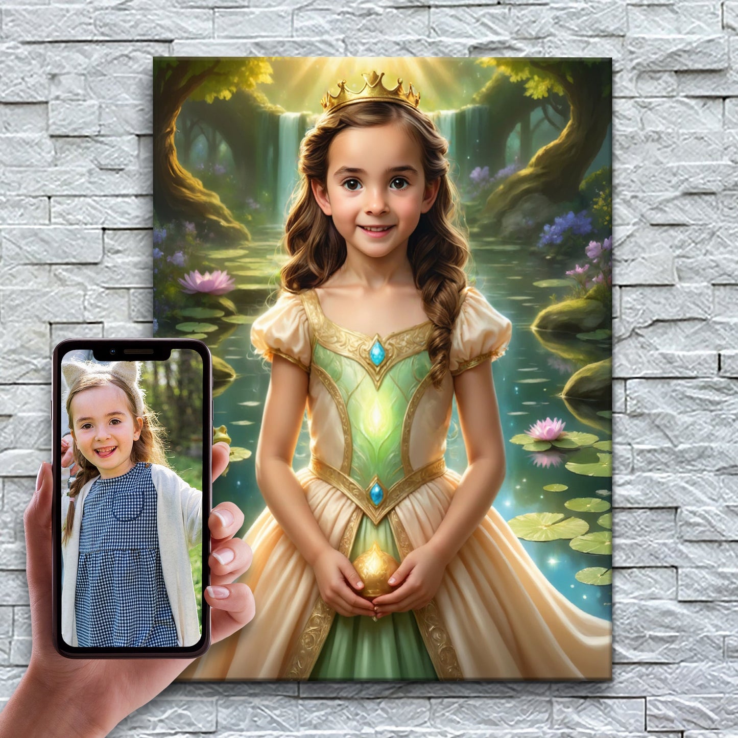 The Frog Princess by the Pond