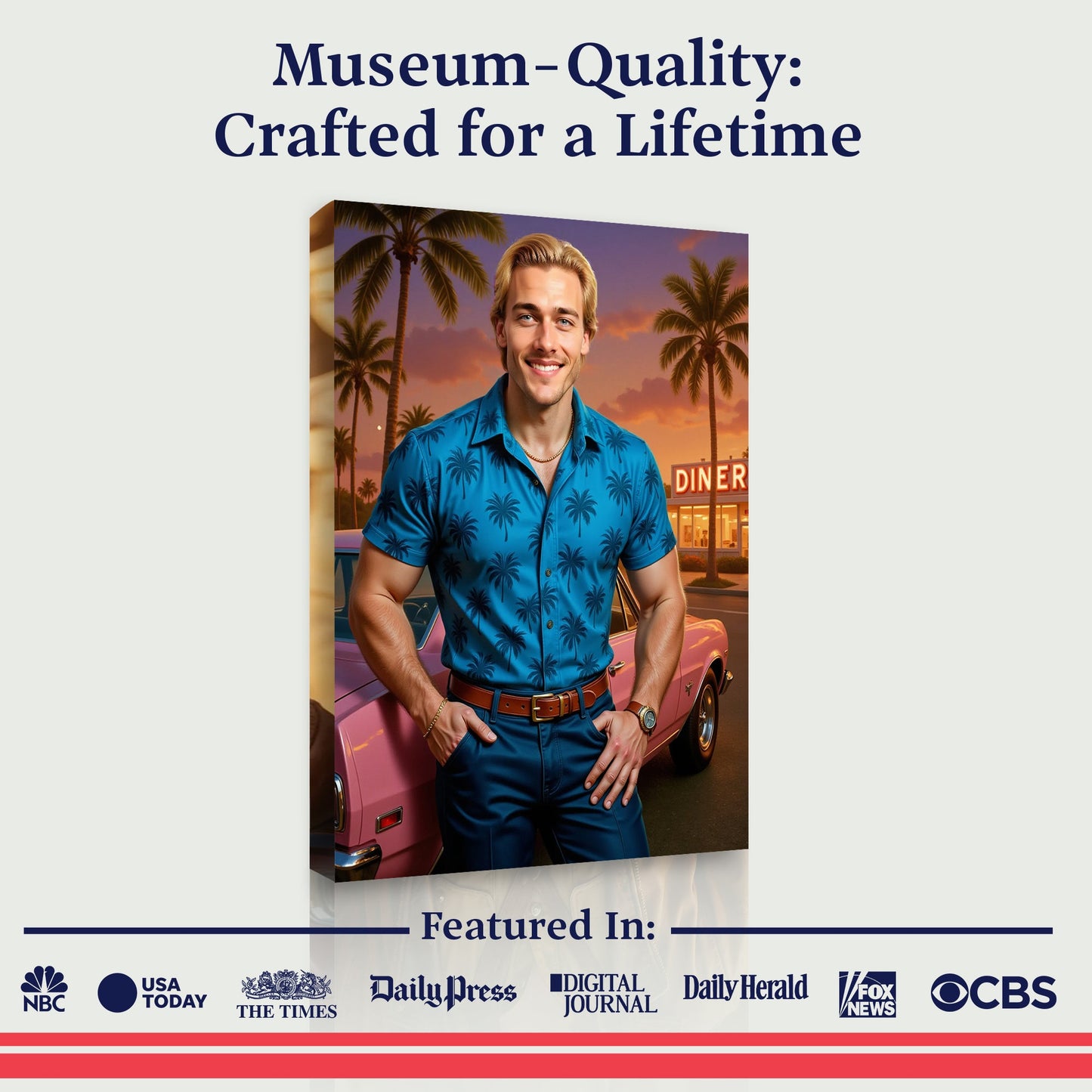 The Tourist at the Retro Diner