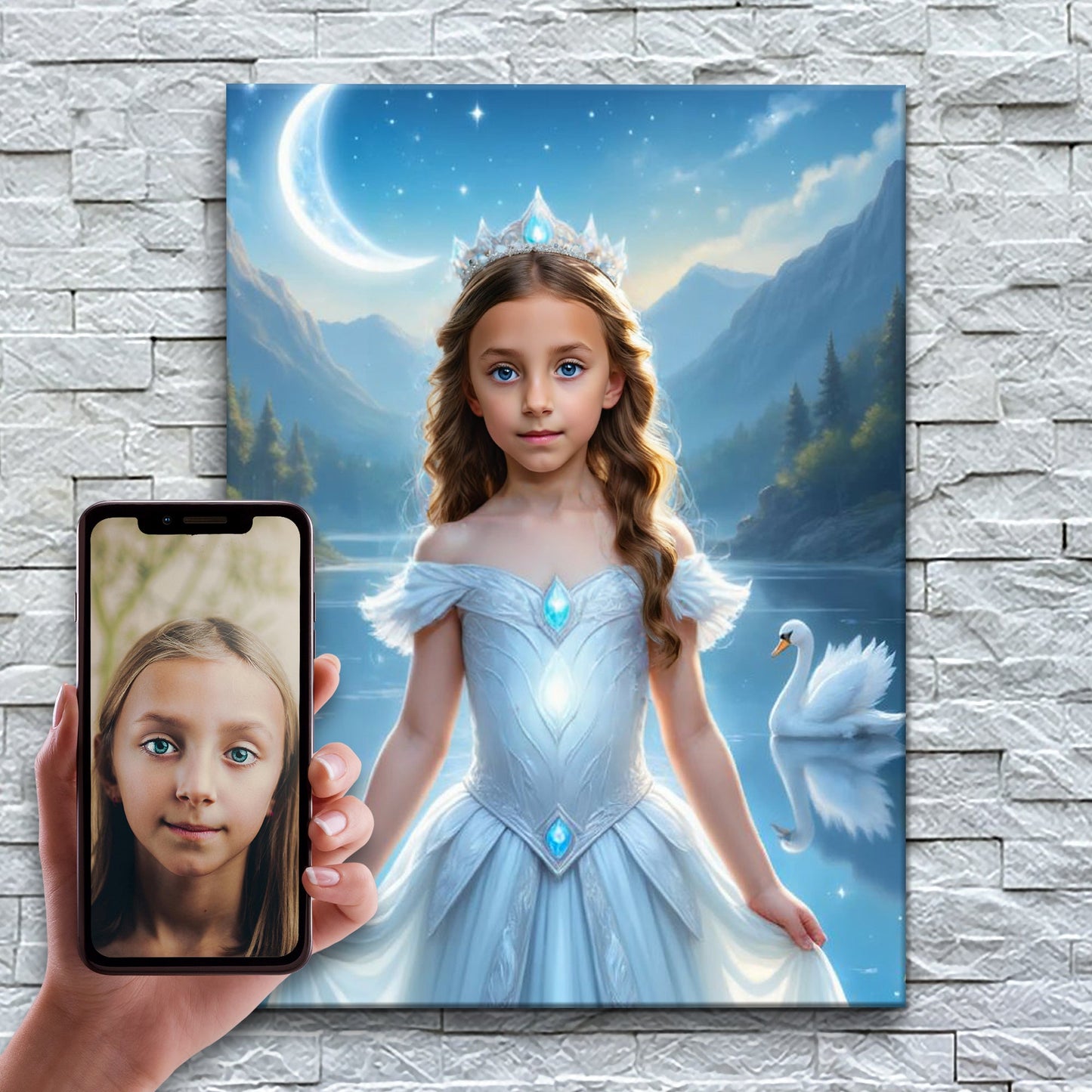 The Swan Queen by the Lake