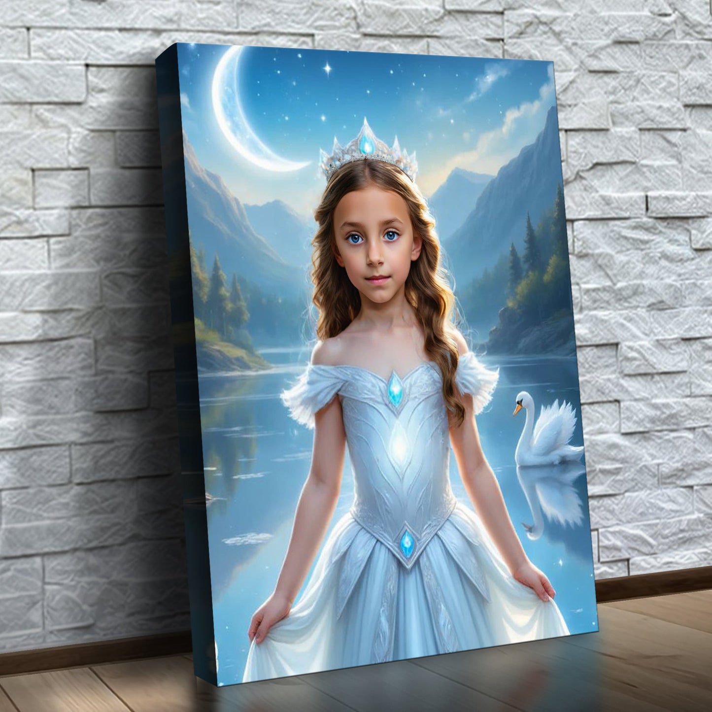 The Swan Queen by the Lake