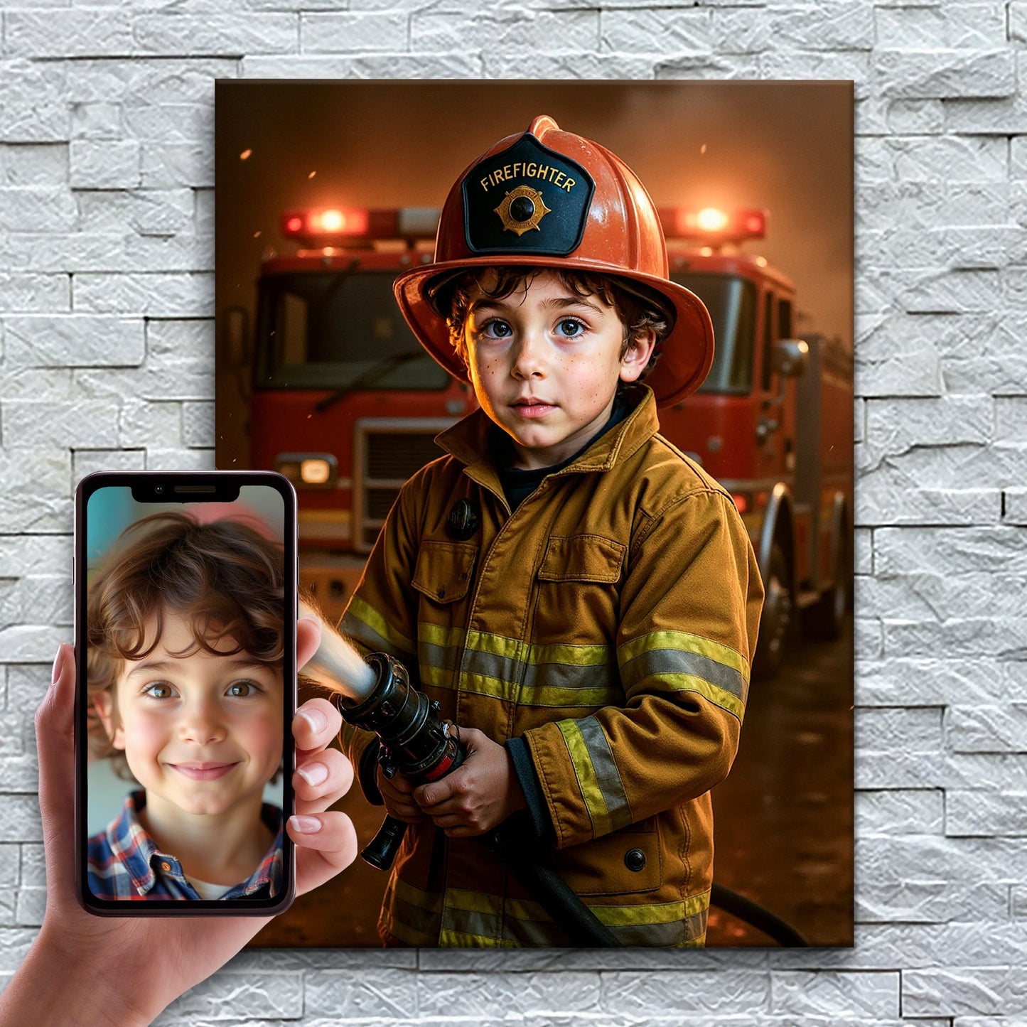 The Heroic Firefighter